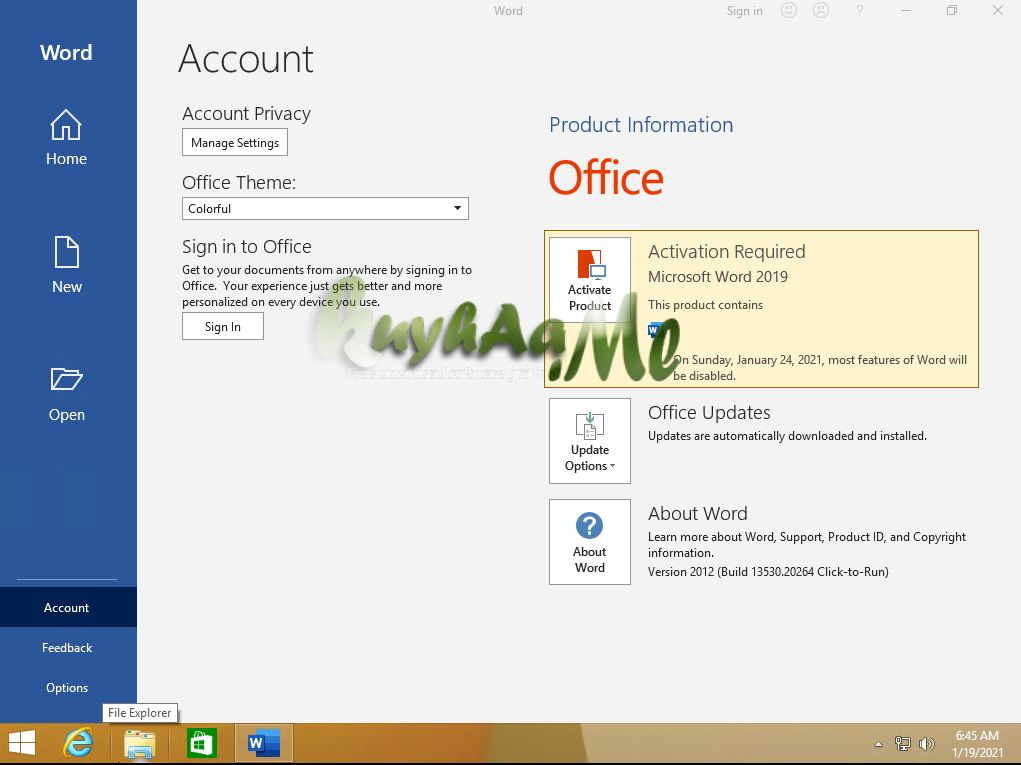 Windows 8.1 AIO Included Office 2019