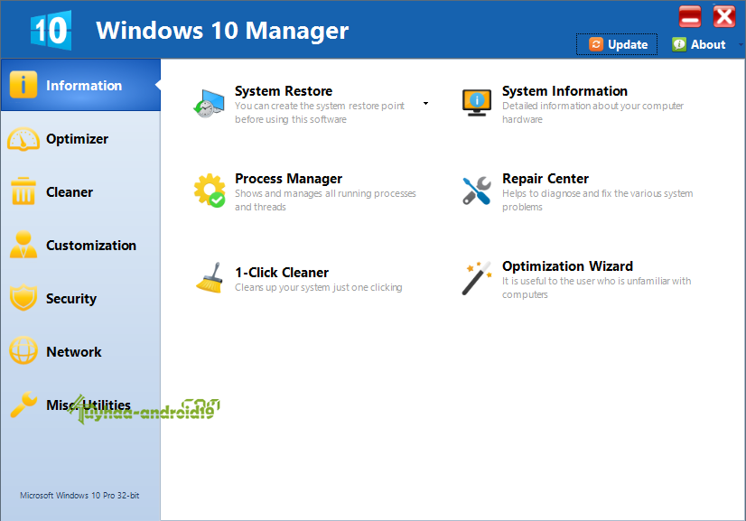 downloading Windows 10 Manager 3.8.6