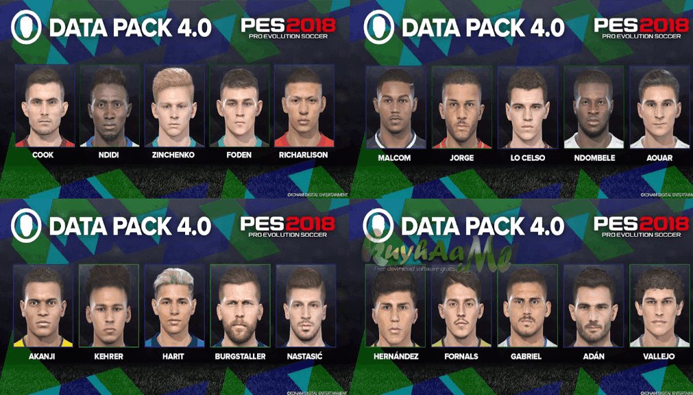 DATA PACK PES 2018 CPY