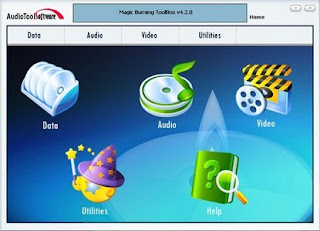 AudioTool Media Magic Burning Toolbox v5.2.1 with Key adalah aplikasi untuk membuat Video CD / DVD, Audio CD dan data CD / DVD. Menulis data ke CD, DVD dengan cepat dan mudah dengan Magic Burning Toolbox. Membakar data dalam beberapa sesi ke disk yang sama. Menyalin audio dalam kualitas aslinya. Copy CD / DVDdiscs. Buat disk DVD Anda sendiri untuk DVD Player anda. Membakar DVD-Video file yang tersedia pada HDD langsung pada disk DVD dan menonton film sekarang di DVD Playermilik anda.
