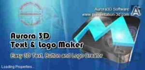 Aurora 3D Text and Logo Maker 16.01.07 Full Activation