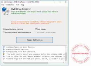 DVD Drive Repair 2.0.0.10251