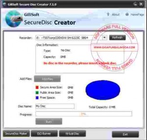 Gilisoft Secure Disc Creator Full