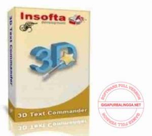 Insofta 3D Text Commander Full Serial