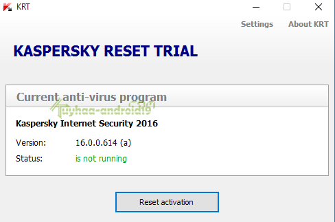 Kaspersky Trial Reset