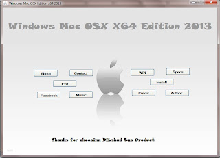 free download Mac OSX Edition 2013 Sp1 AIO x86 & x64 terbaru