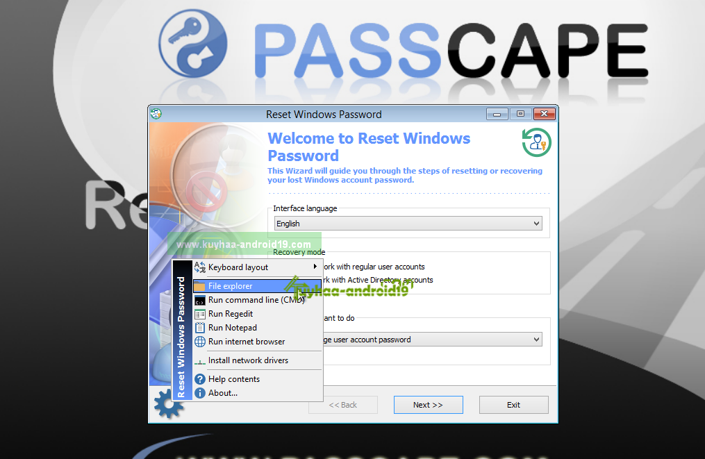 Reset Windows Password kuyhaa