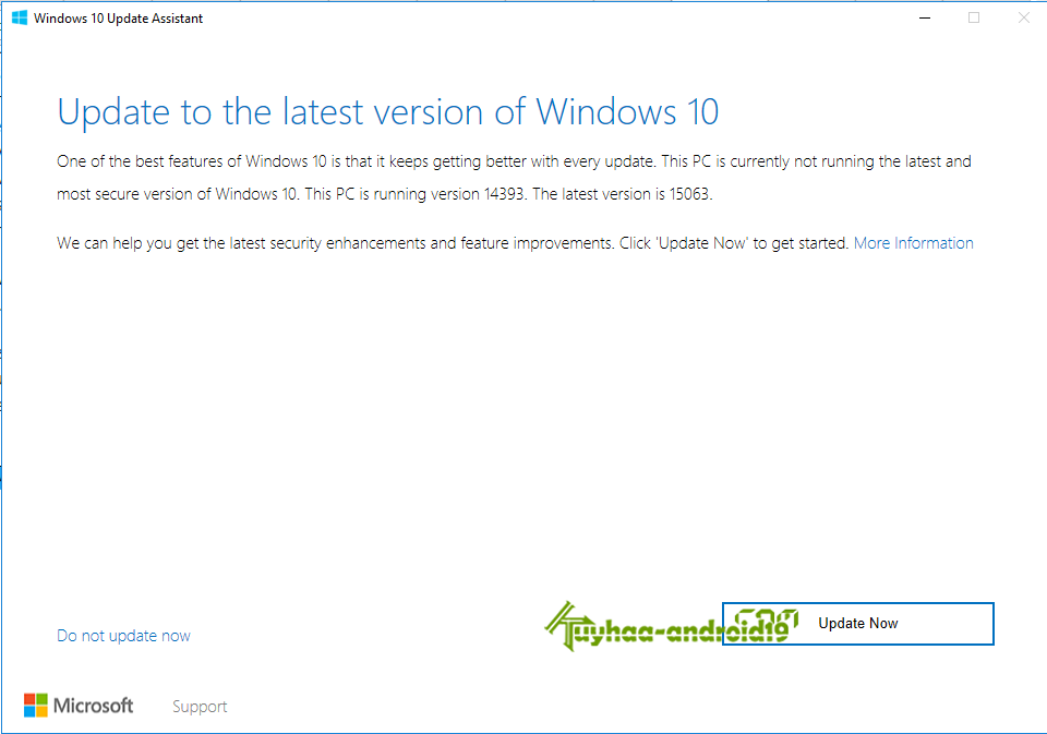 Cara Upgrade Online ke Windows 10’s Creators Update