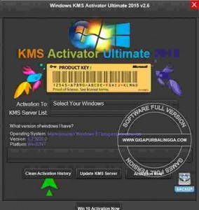 Windows KMS Activator Ultimate 2015 v2.6