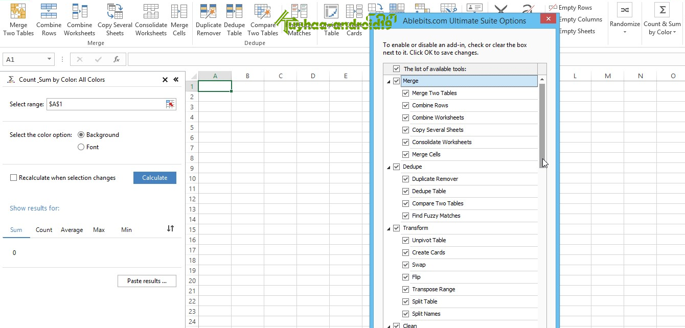 AbleBits Ultimate Suite for Excel