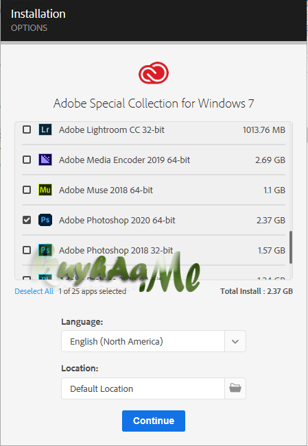 Adobe Special Collection for Windows 7