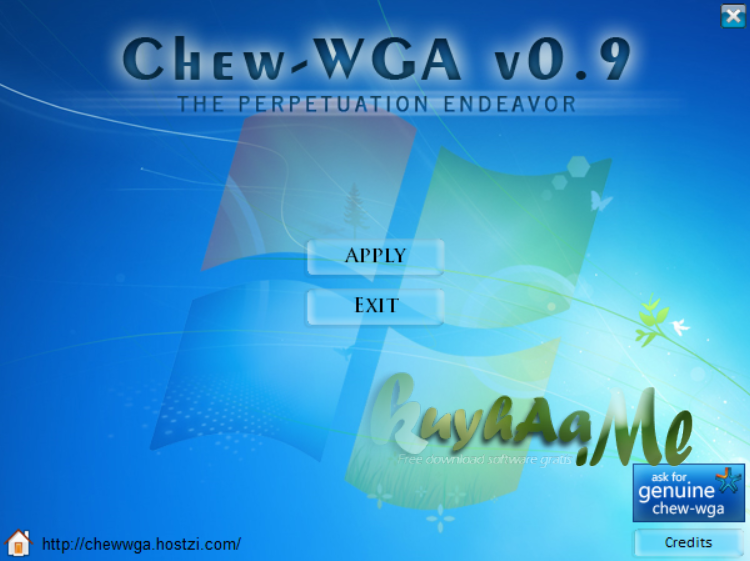 Chew-WGA (Aktivator Windows 7)