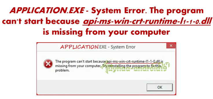 Fix | Mengatasi Error “api-ms-win-crt-runtime-l1-1.0.dll