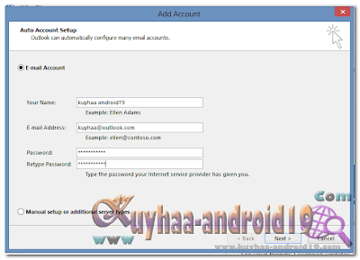 MENGHUBUNGKAN EMAIL OUTLOOK DENGAN OFFICE OUTLOOK