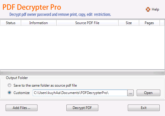 PDF Decrypt Pro