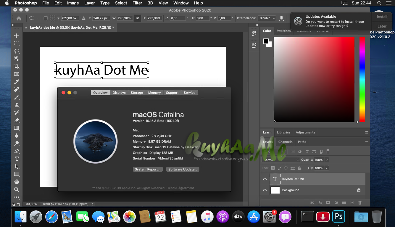 Adobe Photoshop 2020 MacOS