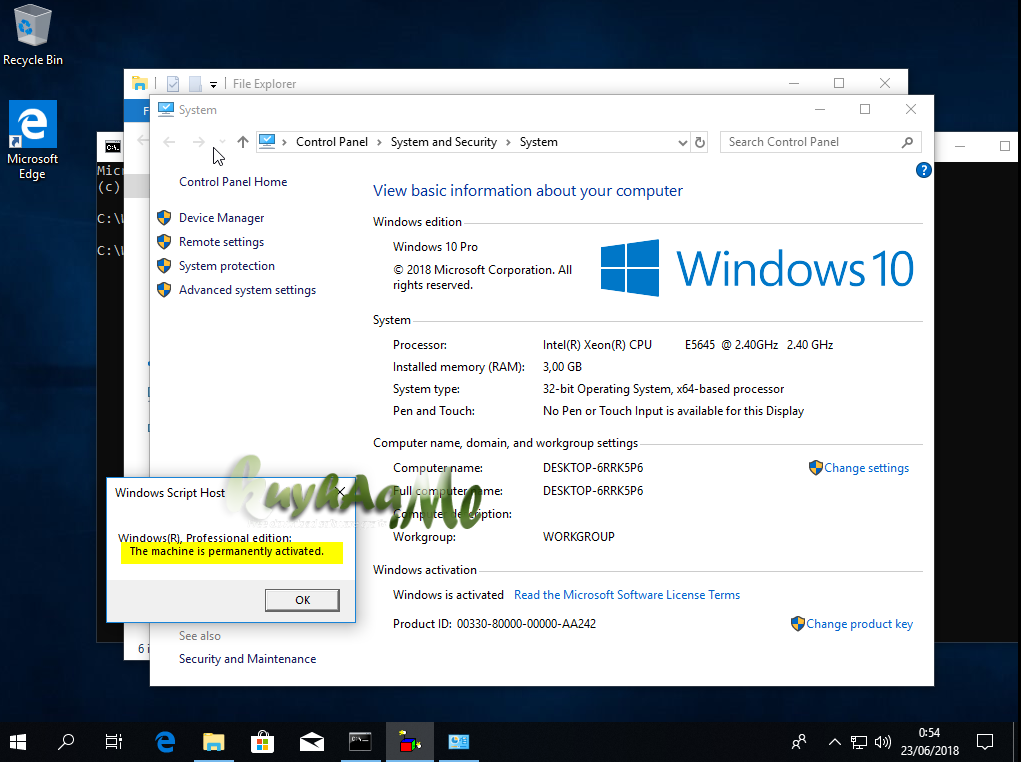 Windows 10 Rs4 permanent