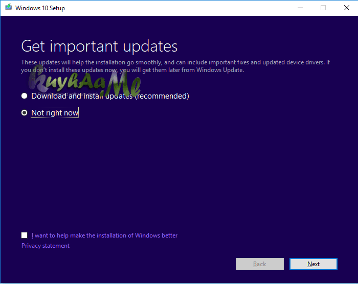Cara Update windows 10 RS4