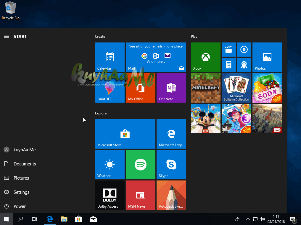 Microsoft Windows 10 Consumer Editions 1803 MSDN kuyhaa