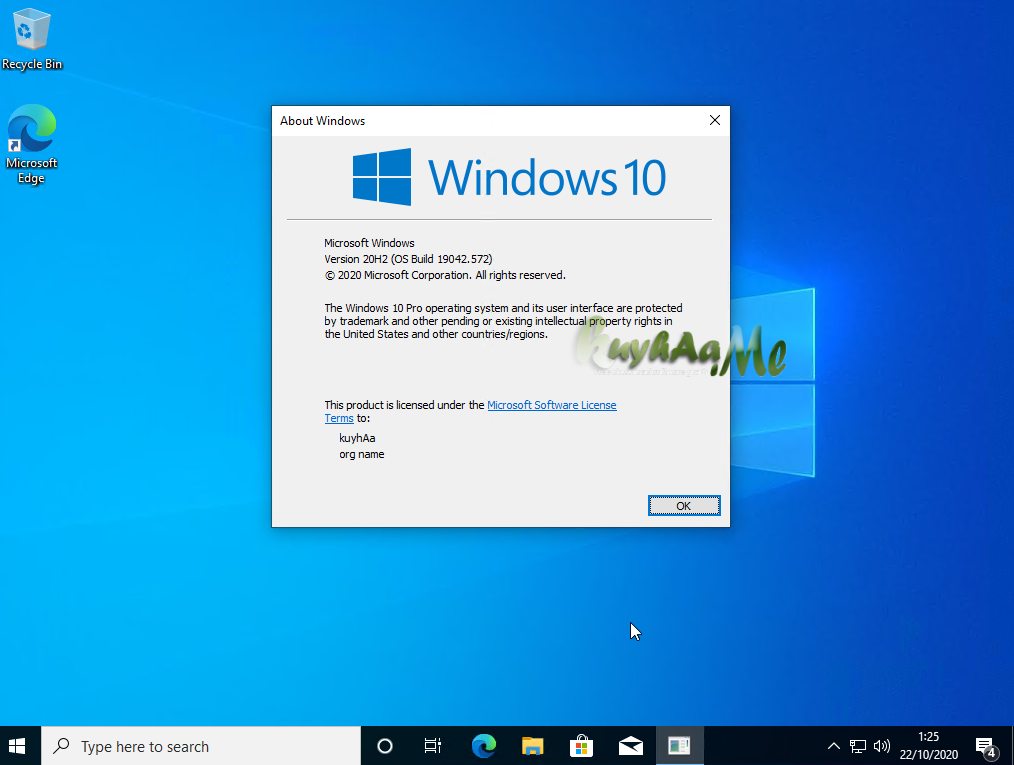 Windows 10 Pro 20H2 AIO Update Oktober 2020