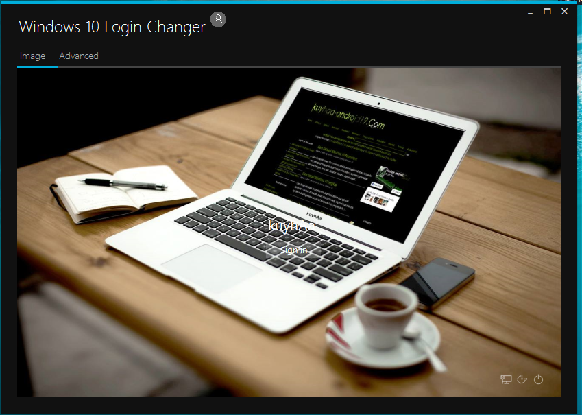 Windows 10 Login Theme Changer