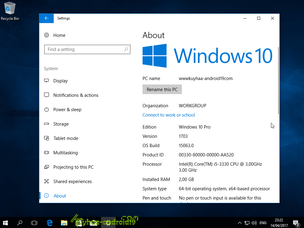 Windows 10 Build 15063 Version 1703 (Creator Update) RS2 MSDN