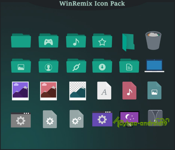 WinRemix Icon Pack for Windows 10