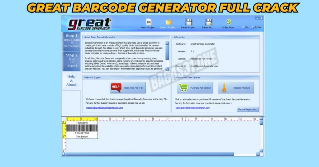 Great Barcode Generator Download Latest version 2024