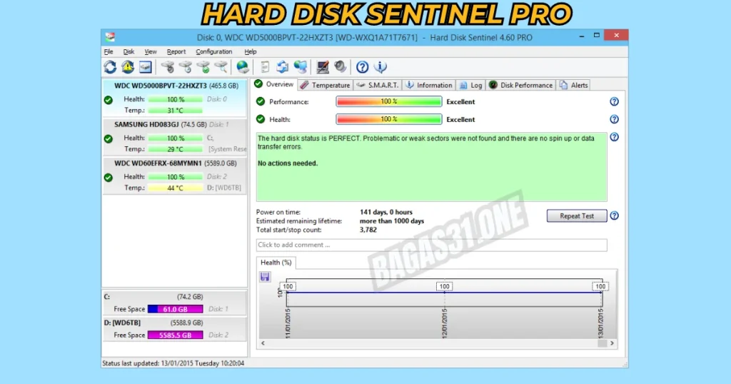 Hard Disk Sentinel Pro Terbaru version 2024 