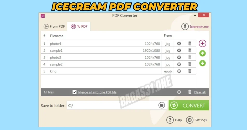 Icecream PDF Converter 