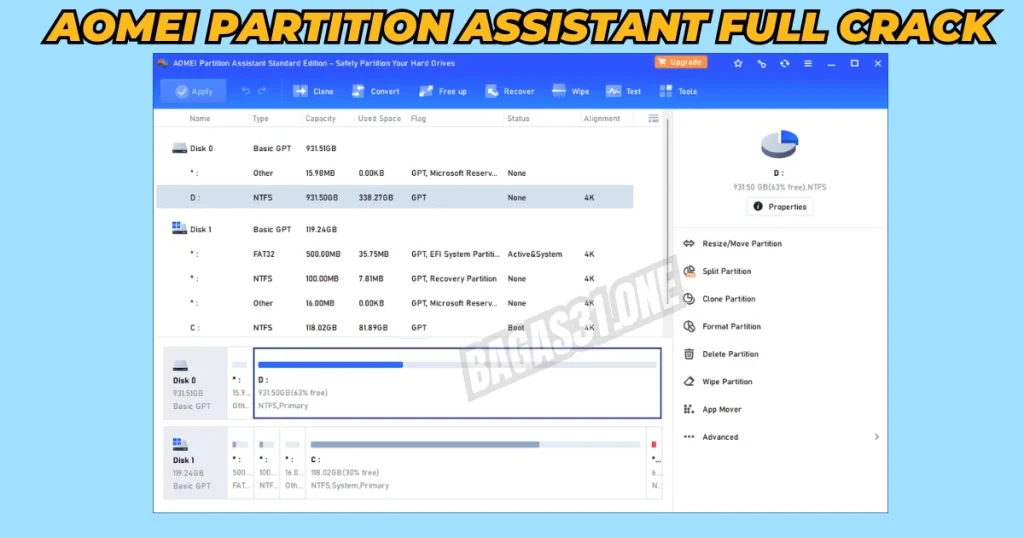 AOMEI Partition Assistant Technician Download latest version 2024