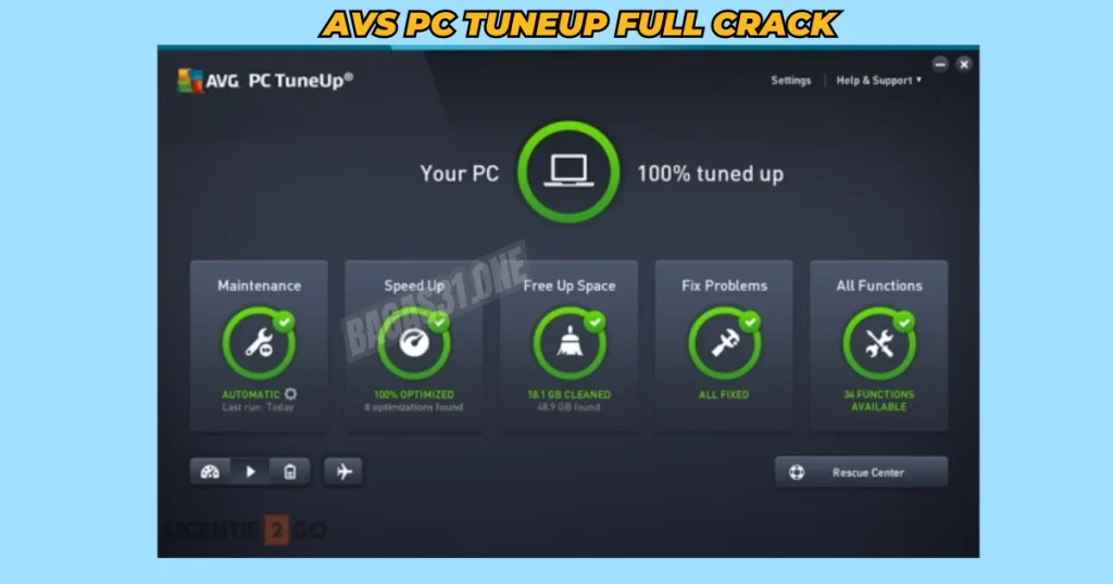 AVS PC Tuneup Download latest version 2024