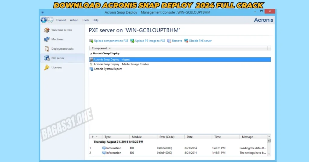 Acronis Snap Deploy Download latest version 2024