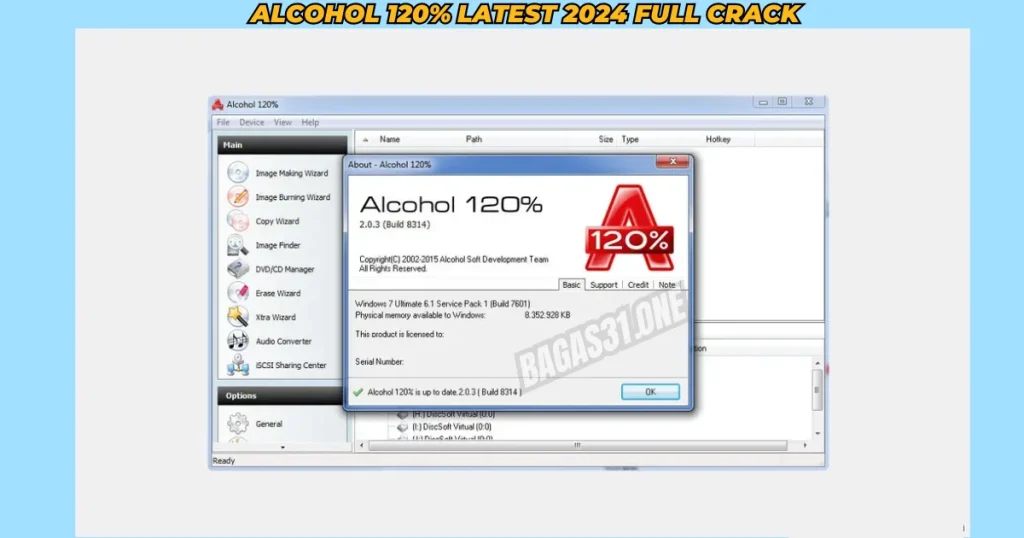 Alcohol 120% Download latest version 2024