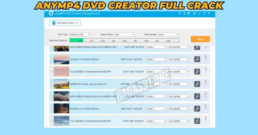 AnyMP4 DVD Creator Download latest version 2024