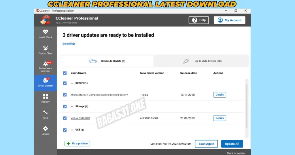 CCleaner Professional Download latest version 2024