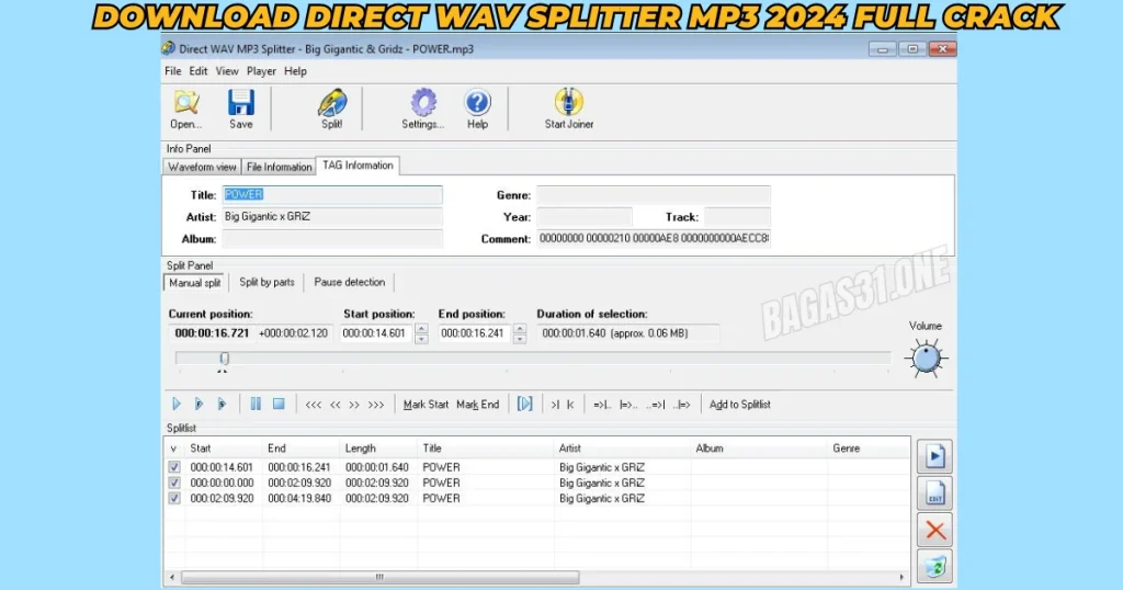 Direct wav splitter Download latest version 2024
