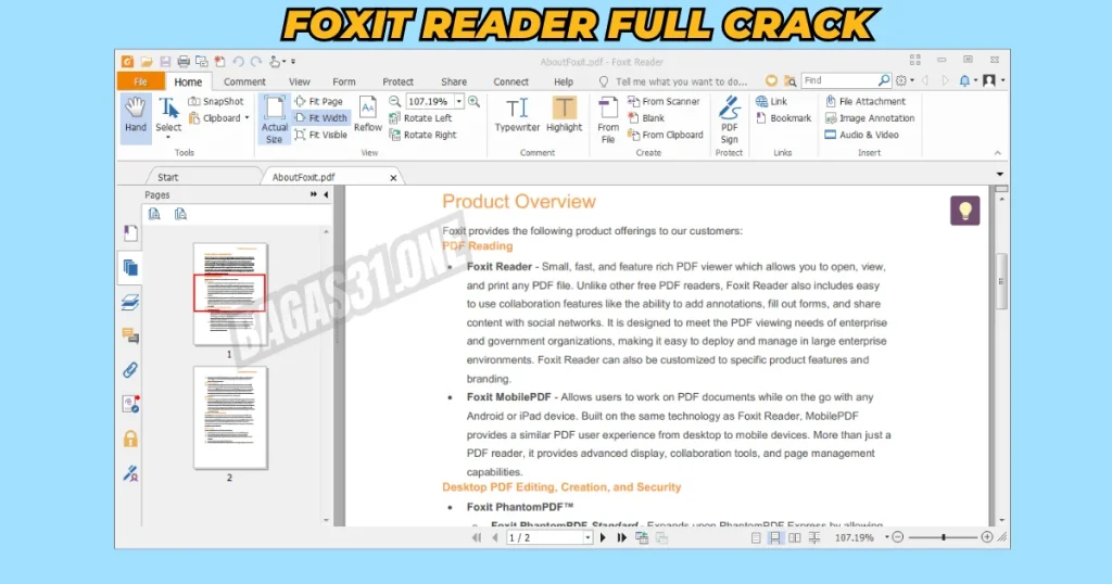 Foxit Reader Download latest version 2024 