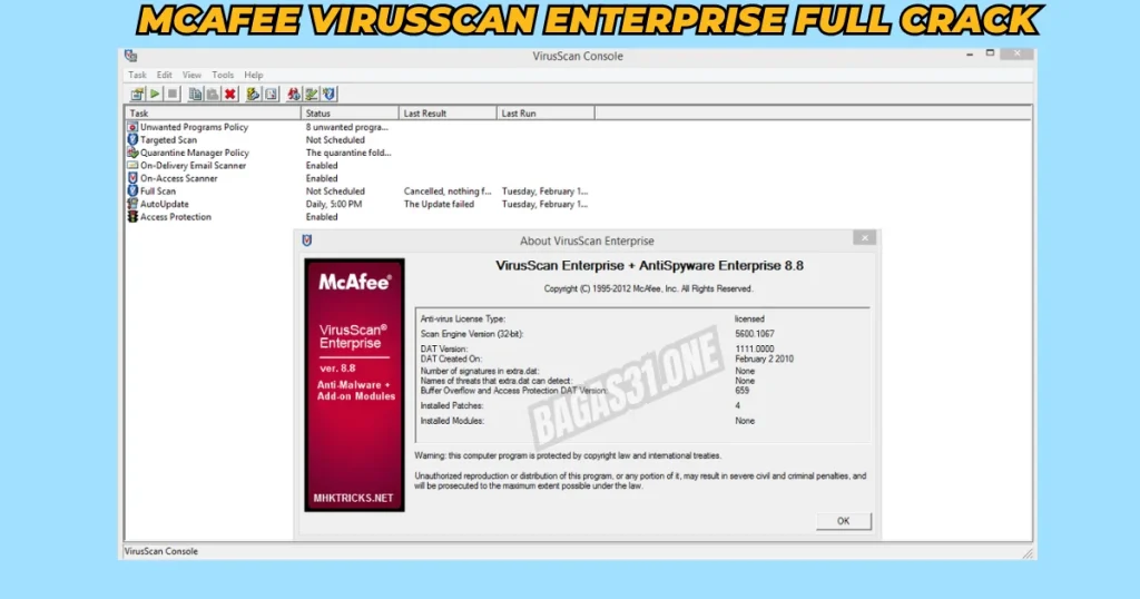 McAfee VirusScan Enterprise Download latest version 2024