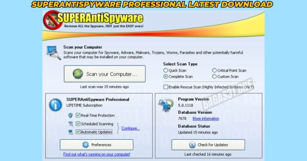 SUPERAntiSpyware Professional Download latest version 2024