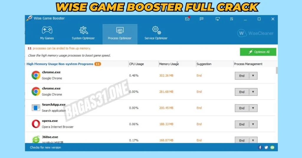 Wise Game Booster Download latest version 2024