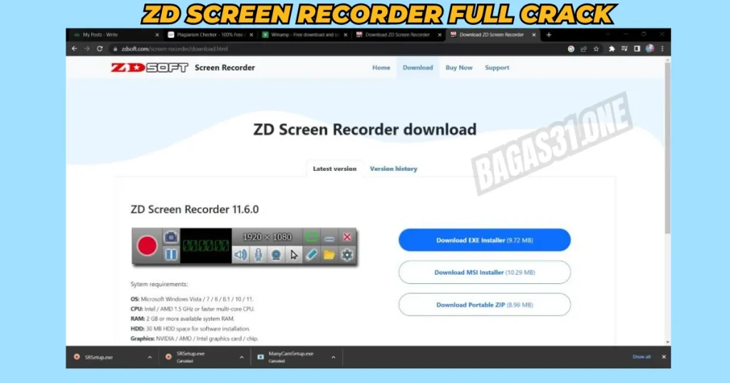 ZD Screen Recorder Download latest version 2024