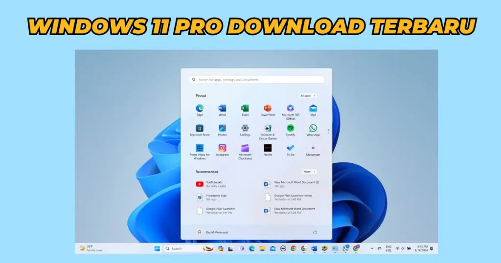 Download Windows 11 Pro Interface 