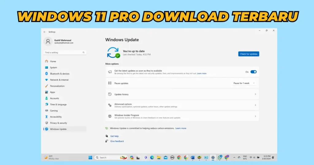 windows 11 pro download terbaru 